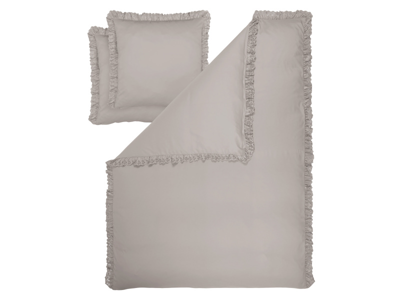 Livarno® Ložní povlečení z mikrovláknitého saténu, 220 x 240 cm, 70 x 90 cm (šedá)