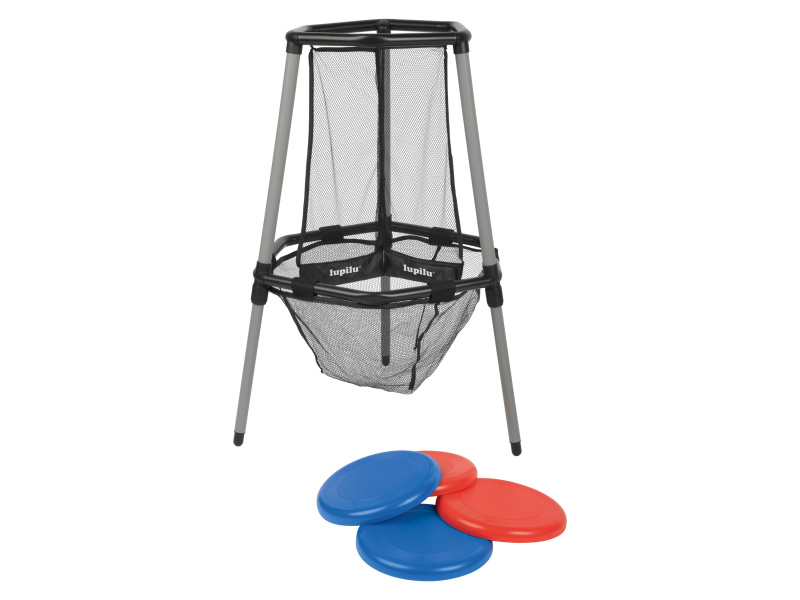 lupilu® Discgolfová sada / Herní set bean bag / Sada na roundnet / Street hokejová sada (Discgolf)