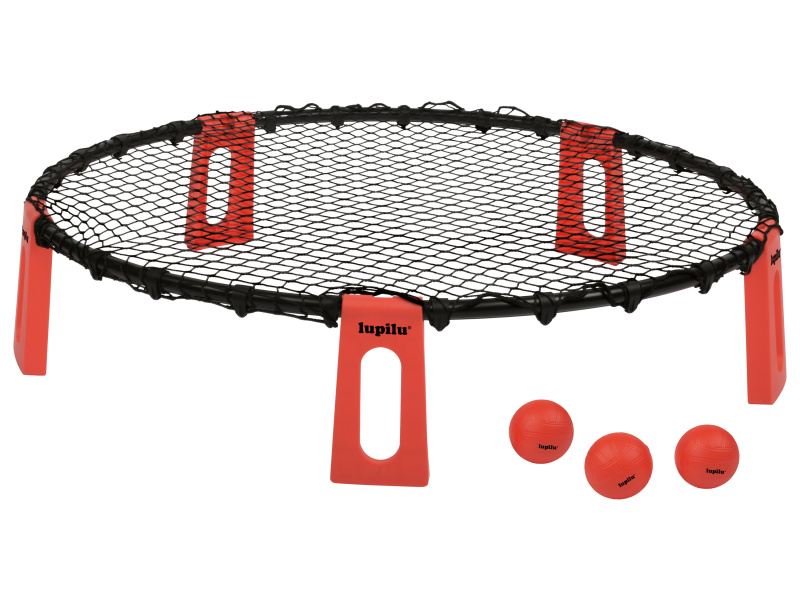 lupilu® Discgolfová sada / Herní set bean bag / Sada na roundnet / Street hokejová sada (hra na smeč)