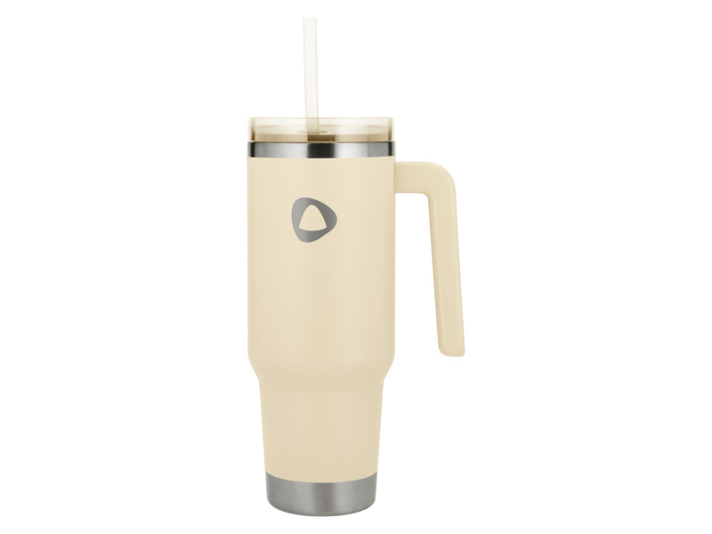 SilvercrestÂ® Termo hrnek z nerezovĂ© oceli (bĂ©ĹľovĂˇ)