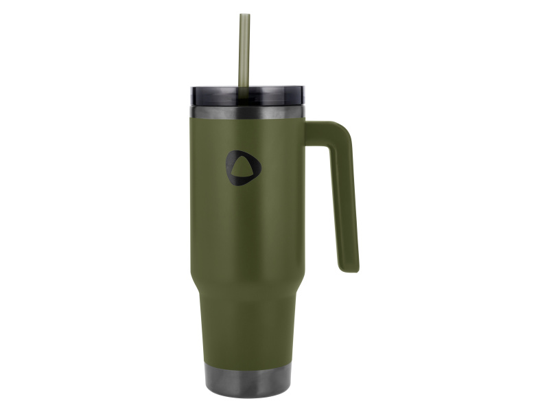 Silvercrest® Termo hrnek z nerezové oceli (tmavě zelená)