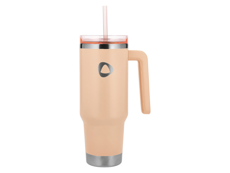 Silvercrest® Termo hrnek z nerezové oceli (korálová)