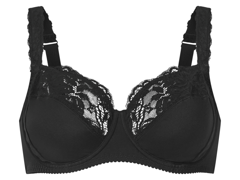 esmara® Dámská podprsenka s krajkou (černá, 95D)