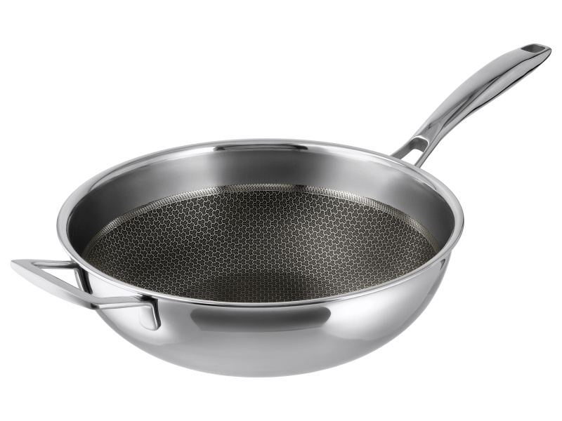 Silvercrest® Nerezová pánev wok, Ø 28 cm
