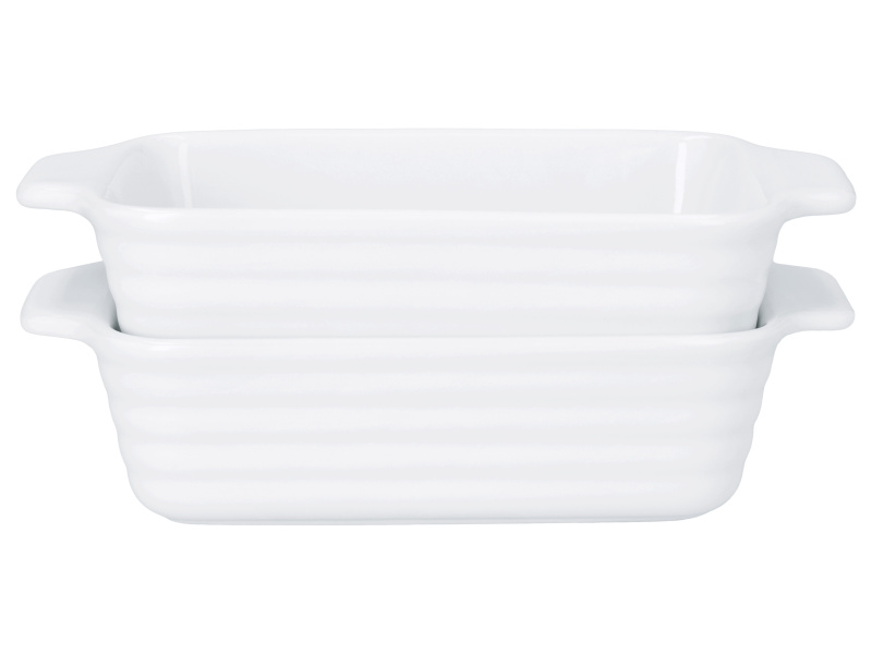 Silvercrest® Zapékací forma / Sada zapékacích forem (2 malé, bílé)