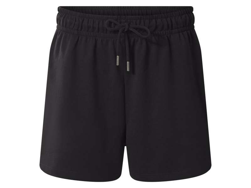 Esmara® Dámské teplákové šortky (černá, Xs(32/34))