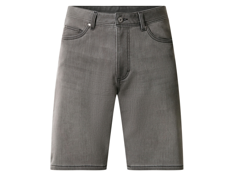 Esmara MEN Pánské džínové kraťasy "Sweat Denim" (šedá, 54)