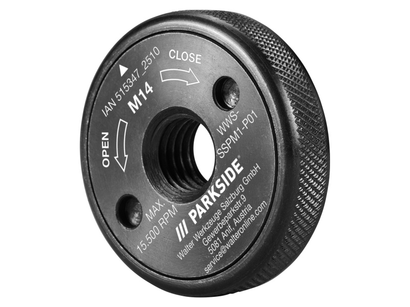 Parkside® Sada řezných kotoučů, 25dílná / Rychloupínací matice pro úhlovou brusku