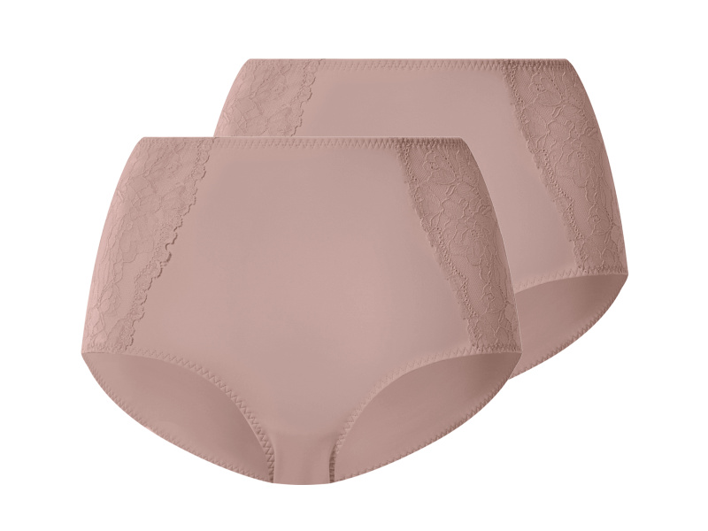 Esmara® Dámské tvarující kalhotky, 2 kusy (světle růžová, S (36/38))