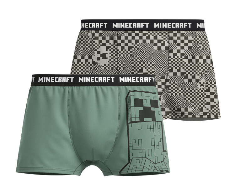 Chlapecké boxerky, 2 kusy (zelená/šedá, 122/128)