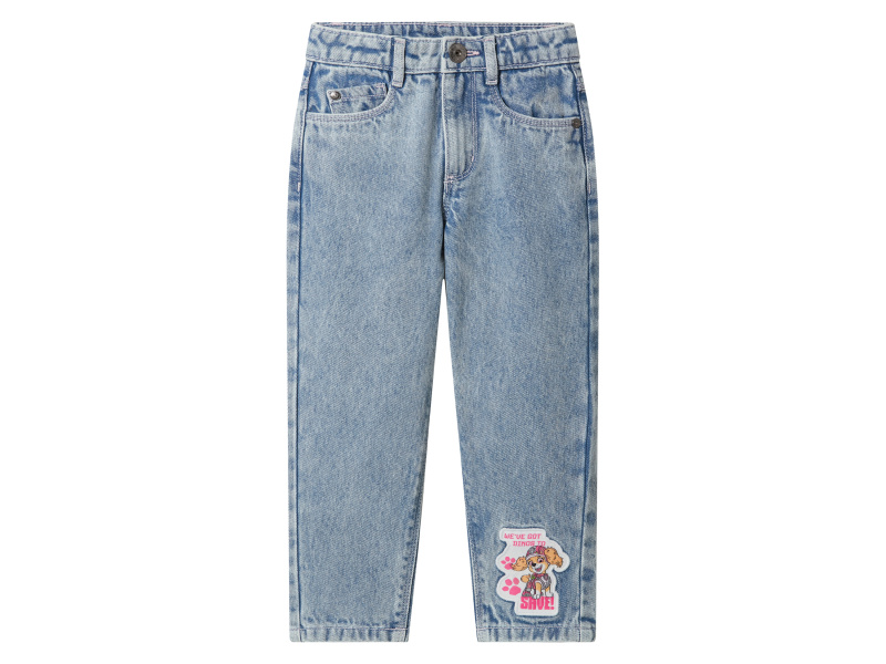 Lupilu® Dětské džíny Tlapková patrola "Relaxed Fit" (světle modrá, 110/116)