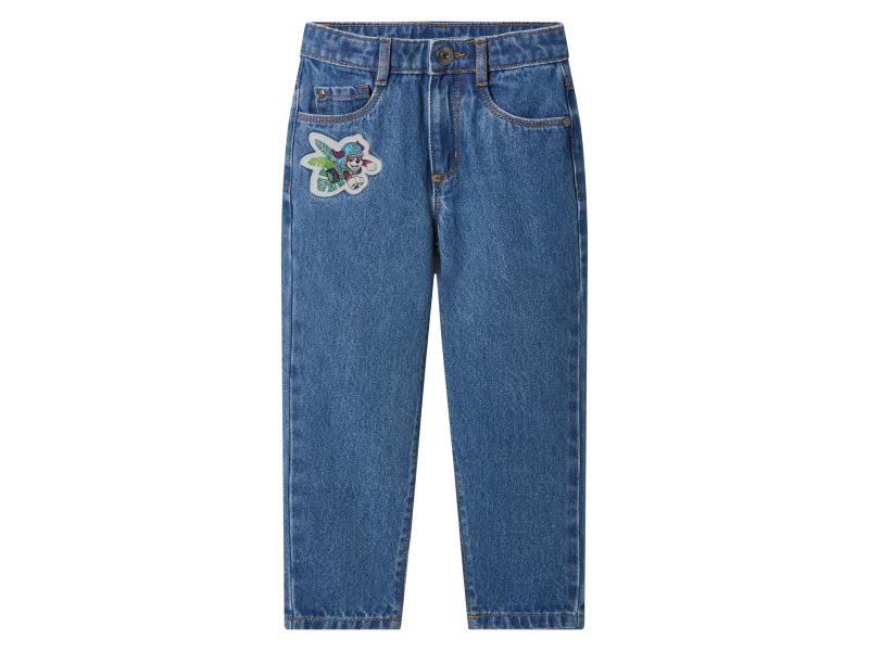 Lupilu® Dětské džíny Tlapková patrola "Relaxed Fit" (modrá, 98/104)