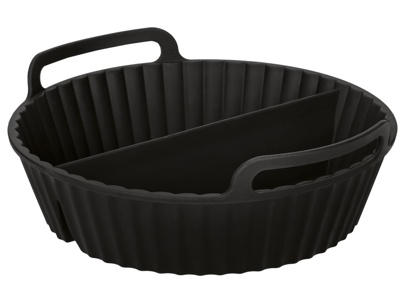 Silvercrest® Sada ochranných krytů proti rozstřiku, 2 kusy / Silikonová forma do horkovzdušné fritézy (Silikonová forma s přepážkou)