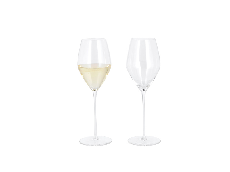 Silvercrest® Sklenice na víno z foukaného skla, 2 kusy / Sklenice na vodu z foukaného skla, 3 kusy (sklenice na bílé víno)