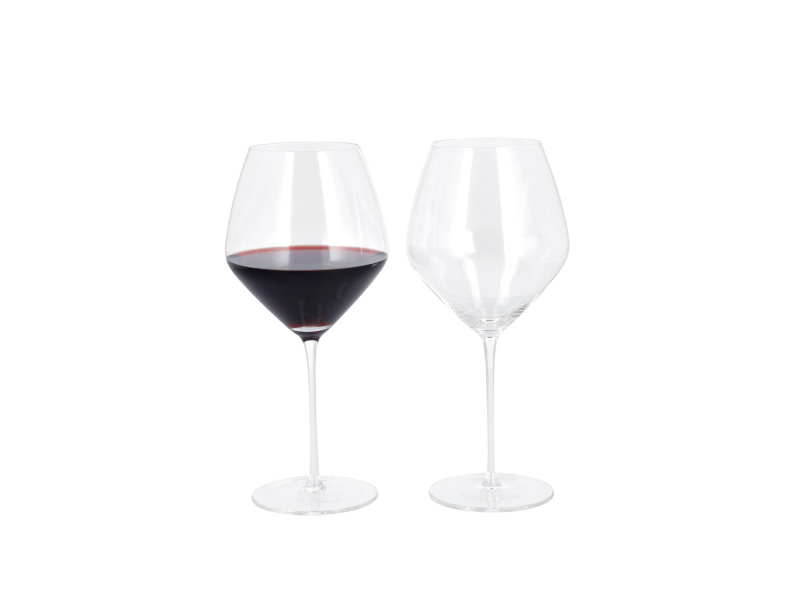 Silvercrest® Sklenice na víno z foukaného skla, 2 kusy / Sklenice na vodu z foukaného skla, 3 kusy (sklenice na červené víno)