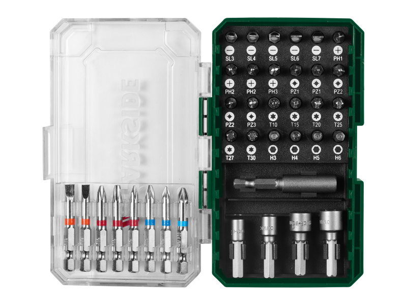 Parkside® Sada vrtáků / bitů PBB 4 C2 (sada bitů)