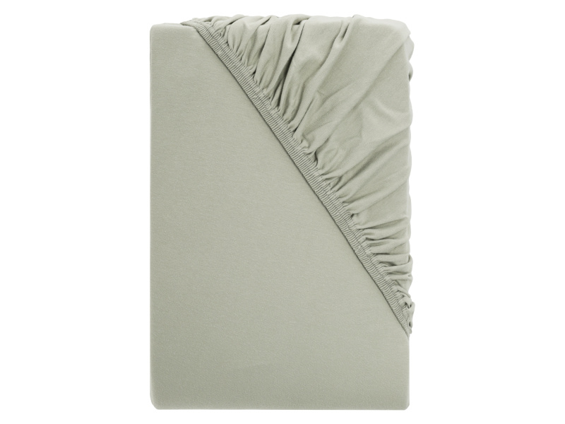 Livarno® Žerzejové napínací prostěradlo, 180–200 x 200 cm (zelená)