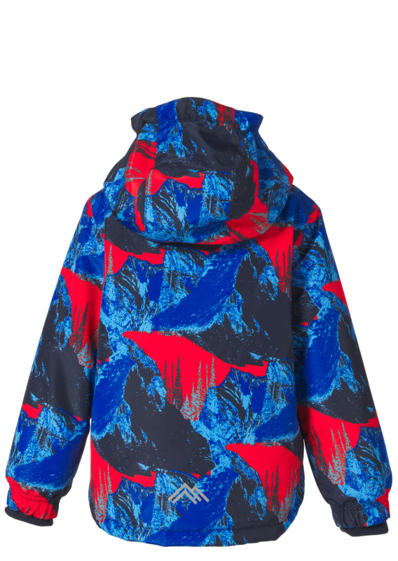 Lupilu® Dětská lyžařská bunda (vzorovaná / červená / modrá / navy modrá, 86/92)