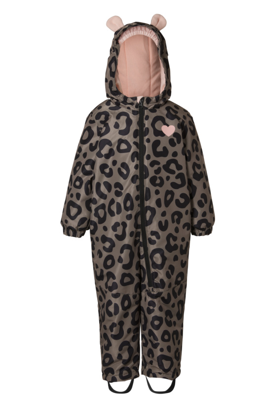 Lupilu® Dětský zimní overal (leopardí vzor/hnědá, 110/116)