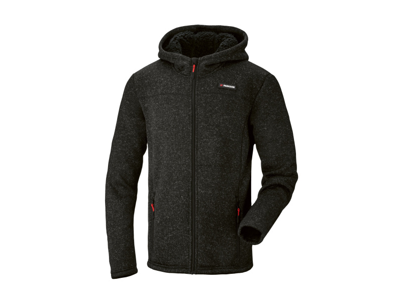 Parkside® Pánská bunda z pleteného fleecu (černá, L (52-54))