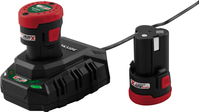 Parkside® Sada akumulátorů 2x 2 Ah Papk 12 A4 + nabíječka Plgk 12 A3
