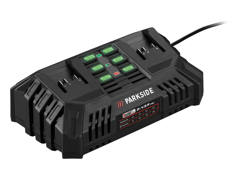 Parkside® Dvojitá nabíječka 20 V / 2 x 4,5 A Pdslg 20 B1