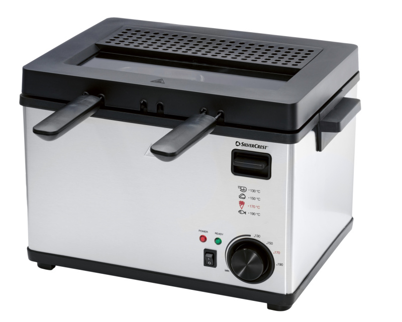 Silvercrest® Fritéza z nerezové oceli Sef3 2000 C5