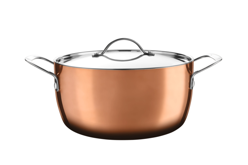 Silvercrest® Hrnec s měděnou povrchovou úpravou Premium, Ø 24 cm