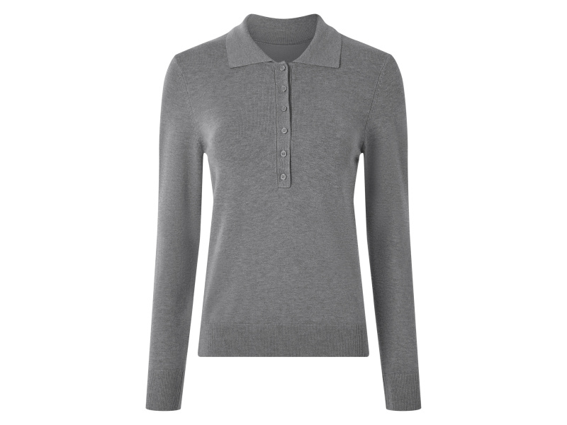 Esmara® Dámský polo svetr (šedá, S (36/38))