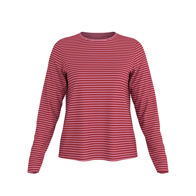 Esmara® Dámské triko s dlouhými rukávy (červená/pink, S(36/38))