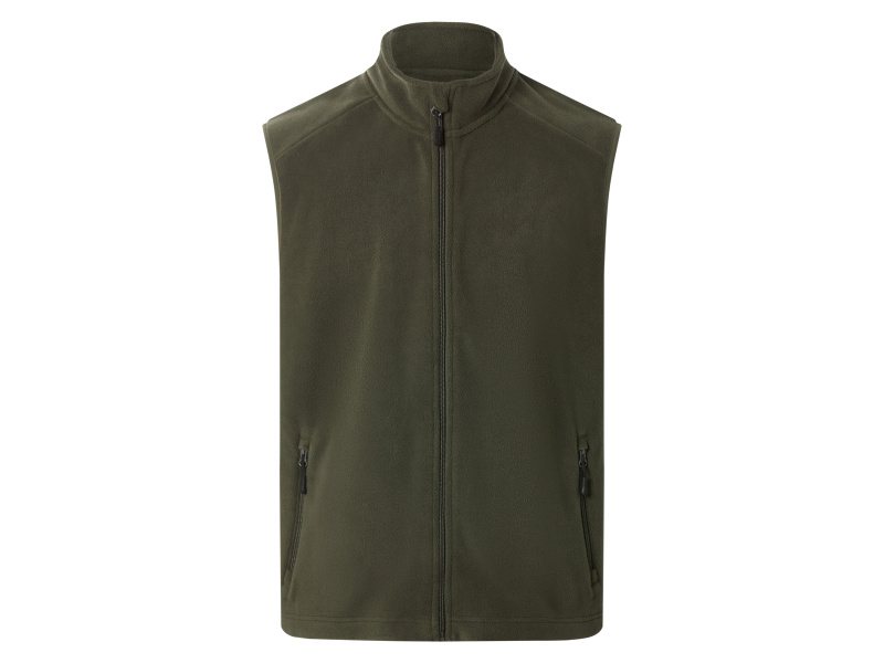 Esmara MEN Pánská fleecová vesta (khaki, XXL (60/62))
