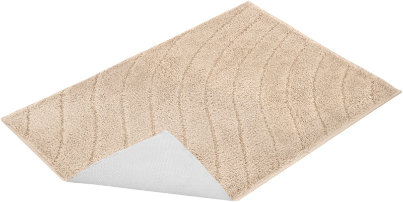 Livarno® Koupelnová předložka, 60 x 90 cm (Vlna/béžová)