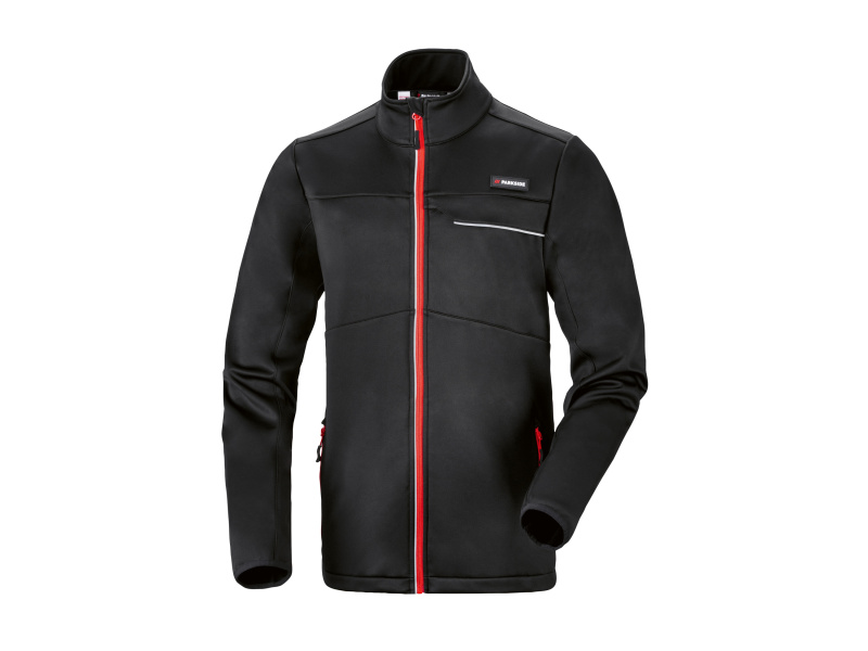 Parkside® Pánská pracovní softshellová bunda (červená, M (48/50))
