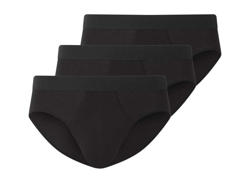 Esmara MEN Pánské slipy, 3 kusy (černá, 7/Xl)