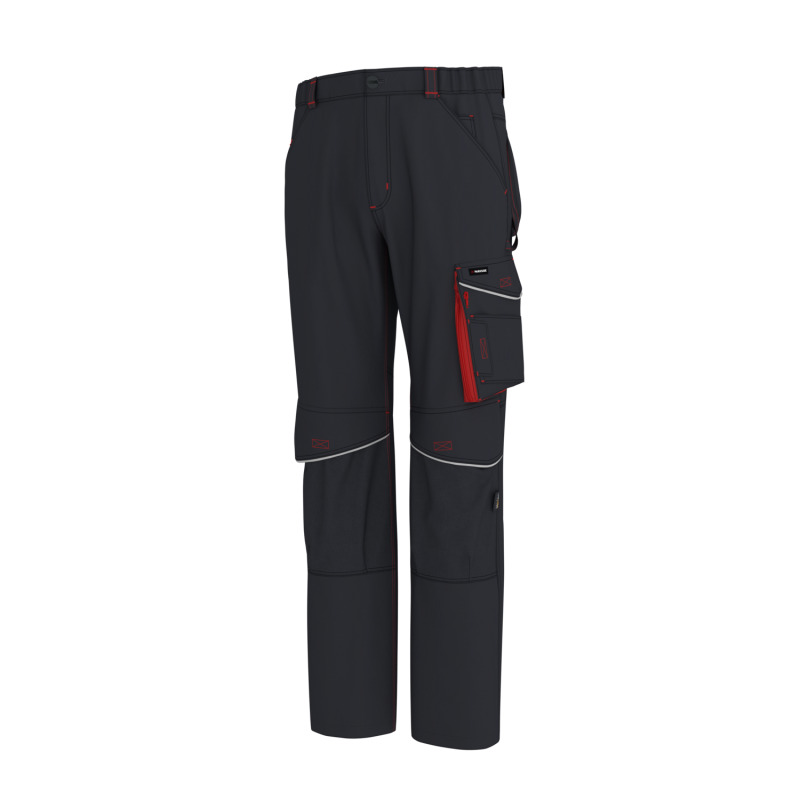 Parkside® Pánské pracovní kalhoty s podšívkou (černá, 48)