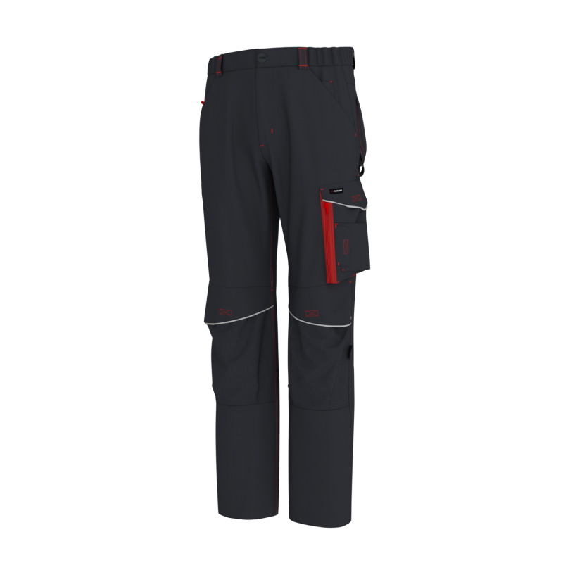 Parkside® Pánské pracovní kalhoty s podšívkou (černá, 50)