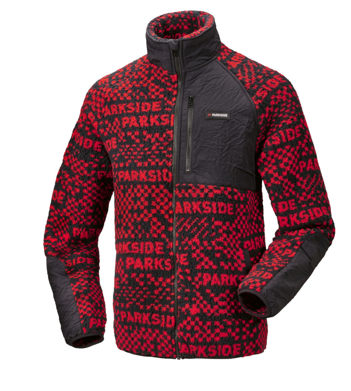 Parkside® Pánská fleecová bunda (červená, S (44/46))