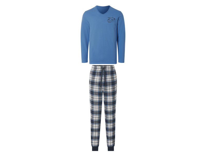 Esmara MEN Pánské pyžamo (modrá / navy modrá, XL (56/58))