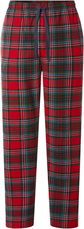 Esmara MEN Pánské flanelové kalhoty na spaní (kostka/červená, XL (56/58))