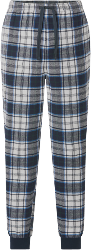 Esmara MEN Pánské flanelové kalhoty na spaní (kostka / navy modrá / bílá, XL (56/58))