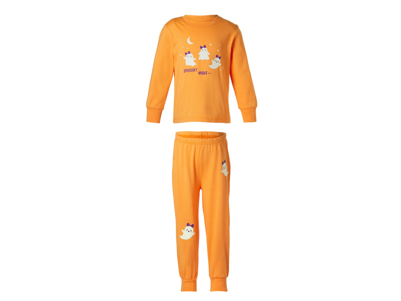 Dětské pyžamo (110/116, oranžová)