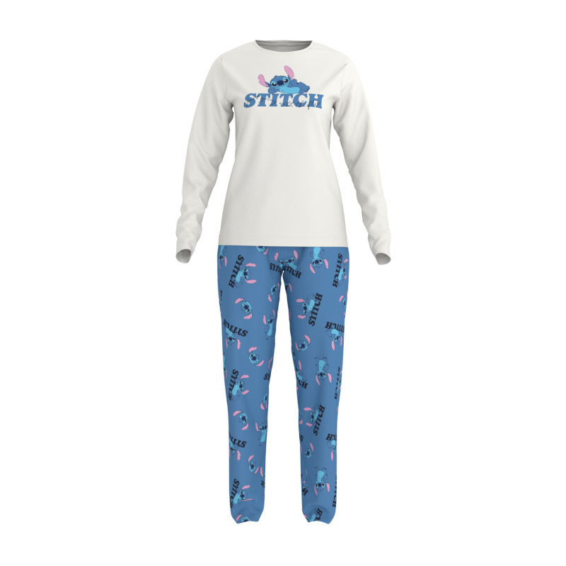 Dámské pyžamo (Stitch/bílá/modrá, XS (32/34))