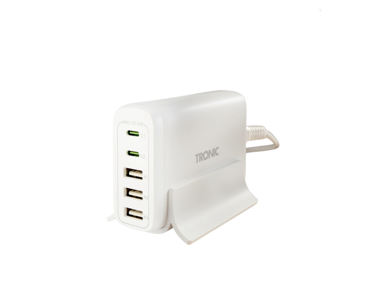Tronic® USB nabíječka, 30 W, 2x Usb-C TUC SAC A1 (bílá)