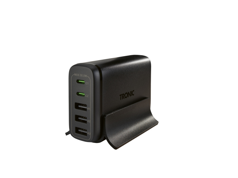 Tronic® USB nabíječka, 30 W, 2x Usb-C TUC SAC A1 (černá)