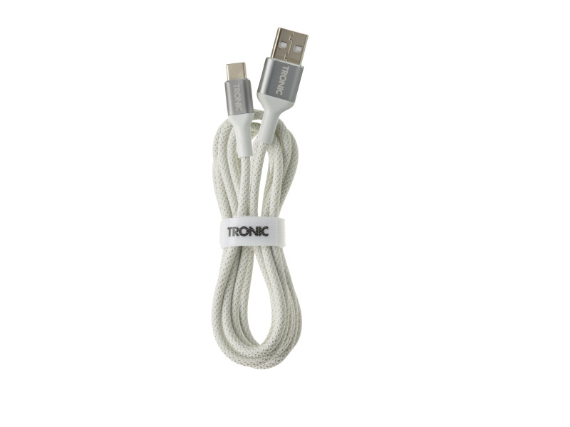 Tronic® Nabíjecí a datový kabel (Usb-A, Usb-C, bílá)
