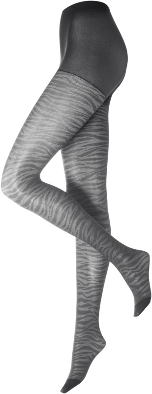 Esmara® Dámské jemné punčocháče, 2 ks. (zebra, S(36/38))