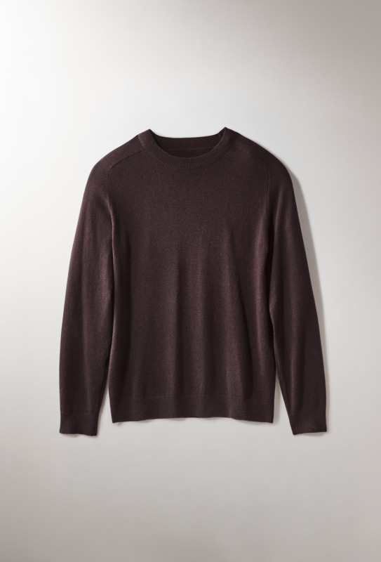 Esmara MEN Pánský svetr s příměsí kašmíru a merino vlny (hnědá, XL (56/58))