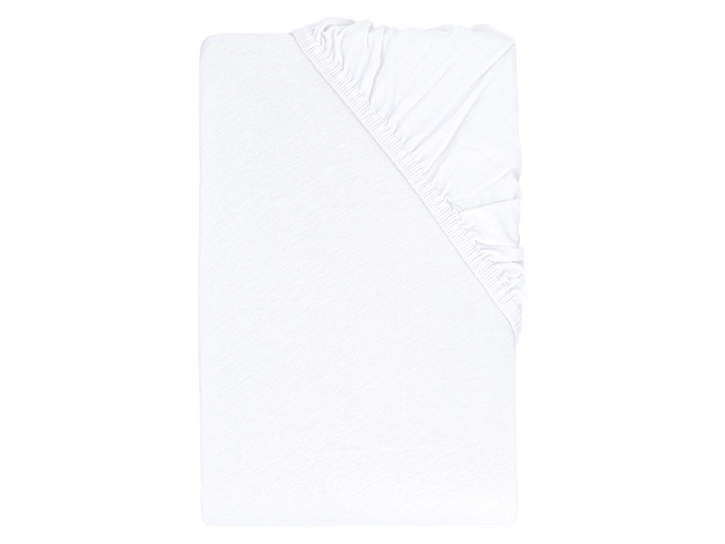 Lupilu® Žerzejové napínací prostěradlo, 90-100 x 200 cm (bílá)