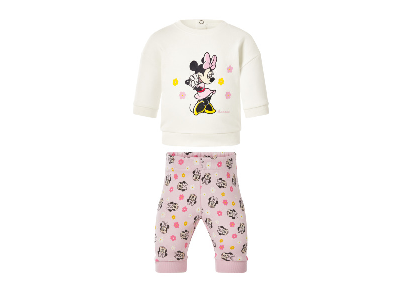 Lupilu® Dětská tepláková souprava s BIO bavlnou, 2dílná (Minnie Mouse, 86/92)