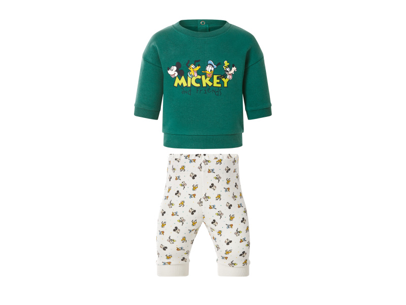 Lupilu® Dětská tepláková souprava s BIO bavlnou, 2dílná (Mickey Mouse, 62/68)